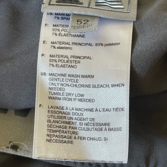 Adidas Golf Shorts Mens 52 Flat Front Comfort Summer Wicking EUC gray - Picture 5 of 7